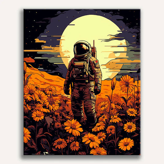 Astronaut's Harvest Painting by Numbers Kit