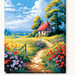 Pastoral Symphony paint by numbers kit on stretched canvas