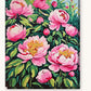 Peony Bushes in Full Pink Bloom paint by numbers kit on stretched canvas