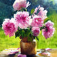 Peony Grace Painting by Numbers Premium Kit