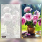 Peony Grace paint by numbers kit, before and after