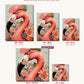 Pink Flamingo canvas sizes from 12 x 12 to 23.5 x 23.5 inches