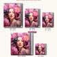 Pink Peonies canvas sizes from 12 x 12 to 23.5 x 23.5 inches