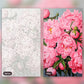Pink Peony Perfection paint by numbers kit, before and after