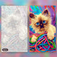 Playful Ragdoll Cat paint by numbers kit, before and after