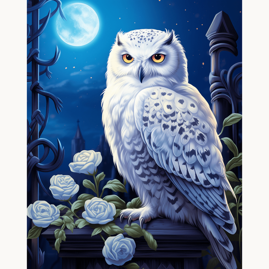 Polar Owl Premium Collection Canvas Art Kit