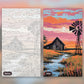 Prairie Windmill at Dusk Painting by Numbers Kit paint by numbers kit, before and after