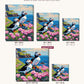 Puffins on the Sea Cliff canvas sizes from 12 x 12 to 23.5 x 23.5 inches
