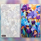 Purple View paint by numbers kit, before and after