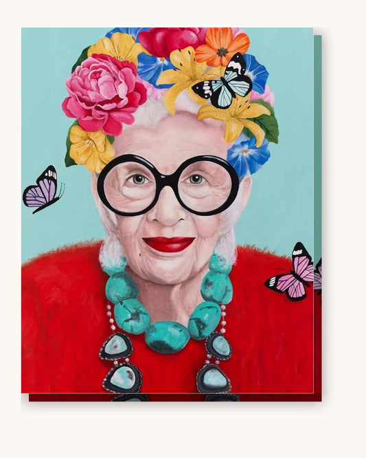 Queen of Maximalism paint by numbers kit on stretched canvas