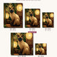 Quiet Siamese canvas sizes from 12 x 12 to 23.5 x 23.5 inches