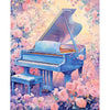Blossoming Piano Painting by Numbers Kit