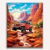 Red Earth Odyssey Painting by Numbers Kit
