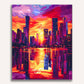 The Scarlet Sky City - Premium Art Collection