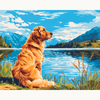 Retriever by the Lake - Paint by Numbers