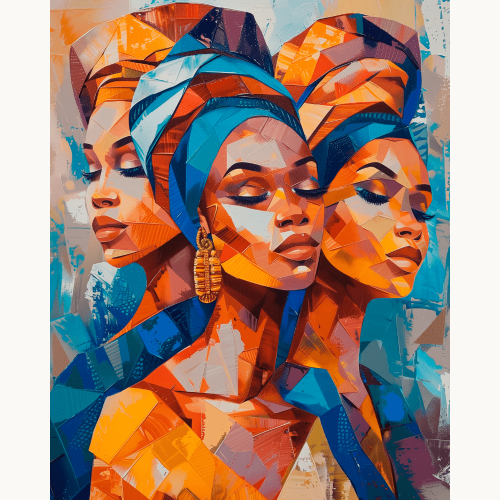 Graceful Triad Painting by Numbers Premium Kit