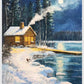 Riverside Winter Night - Artistry By Numbers