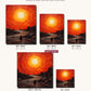 Road to Dusk canvas sizes from 12 x 12 to 23.5 x 23.5 inches
