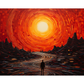 Road to Dusk Painting by Numbers Premium Kit
