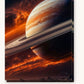 Saturn Planet paint by numbers kit on stretched canvas