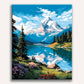 Sea of Mountains Painting by Numbers Kit
