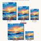 Seaside Dusk canvas sizes from 12 x 12 to 23.5 x 23.5 inches
