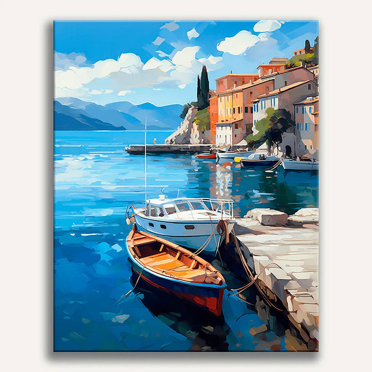 Seaside Leisure Painting by Numbers Premium Kit
