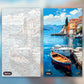 Seaside Leisure paint by numbers kit, before and after