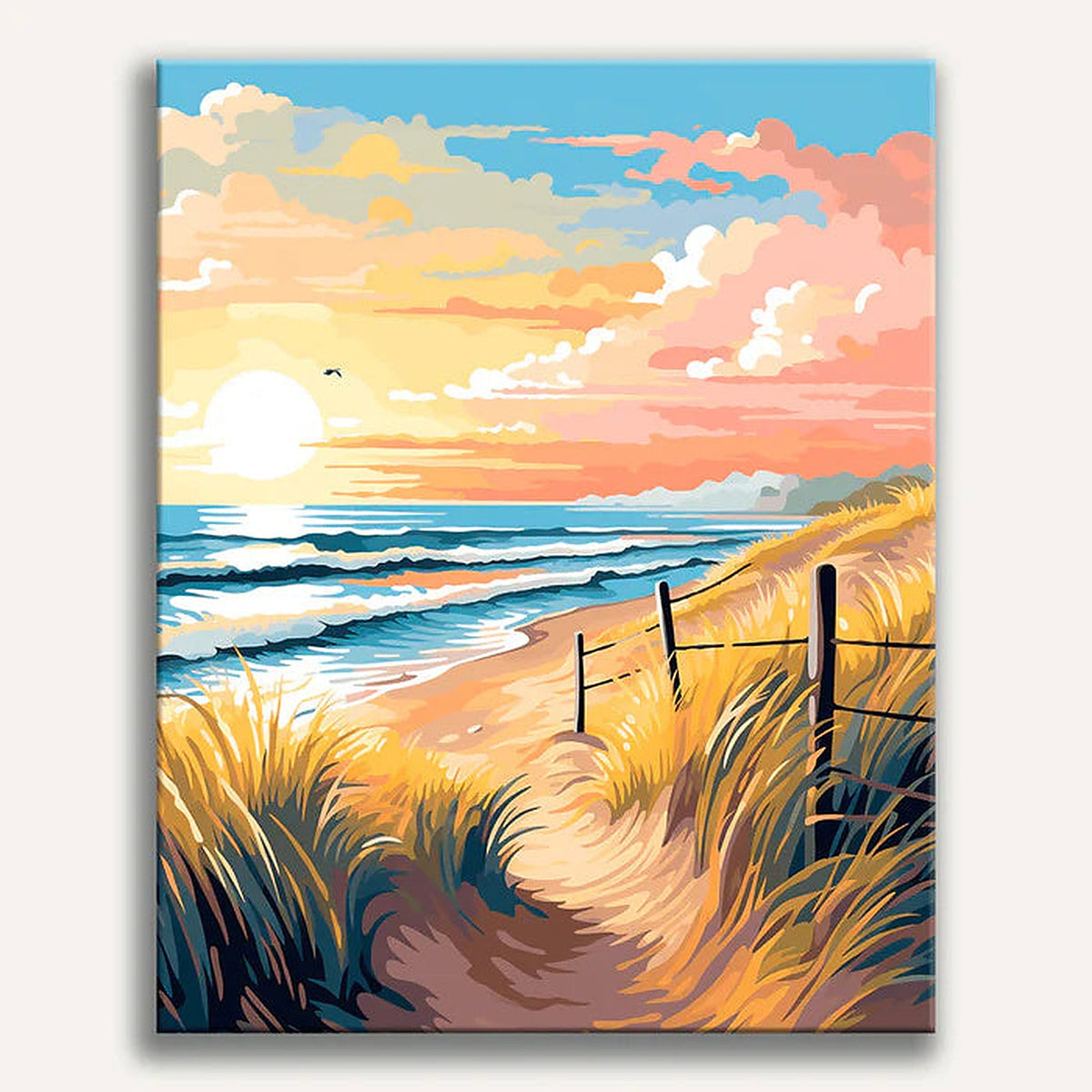 Seashore Meander Painting by Numbers Kit