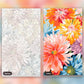 Sensational Bloom paint by numbers kit, before and after