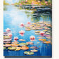 Serene Lake paint by numbers kit on stretched canvas