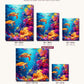 Serene Ocean Alcove canvas sizes from 12 x 12 to 23.5 x 23.5 inches