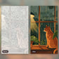 Shelter from Rain paint by numbers kit, before and after