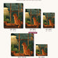 Shelter from Rain canvas sizes from 12 x 12 to 23.5 x 23.5 inches