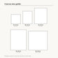 Canvas size guide for Ocean Glow | Paint by Numbers Kit paint by numbers kit
