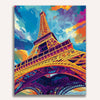Lively Paris Painting by Numbers Premium Kit