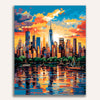 Vertical Metropolis Painting by Numbers Kit