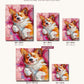 Sleepy Dog canvas sizes from 12 x 12 to 23.5 x 23.5 inches
