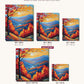 Smoky Mountains in Autumn canvas sizes from 12 x 12 to 23.5 x 23.5 inches