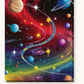 Solar Array paint by numbers kit on stretched canvas