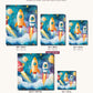 Space Rockets canvas sizes from 12 x 12 to 23.5 x 23.5 inches