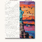 Statue of Liberty at Sunset numbered canvas next to the finished painting