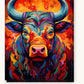 Steady Eyes paint by numbers kit on stretched canvas