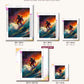 Stellar Skater canvas sizes from 12 x 12 to 23.5 x 23.5 inches