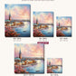 Stockholm by the Water canvas sizes from 12 x 12 to 23.5 x 23.5 inches