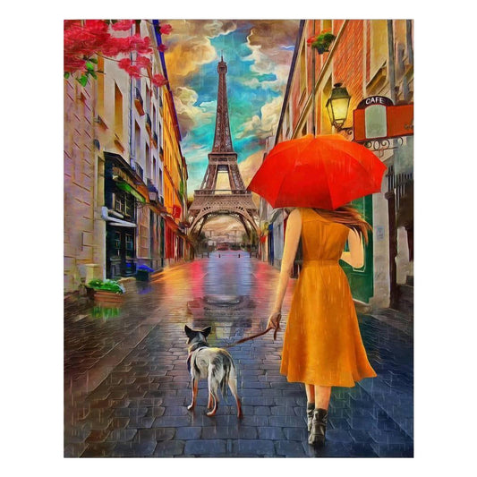 Kit de Peinture par Numéros Boulevards Parisiens