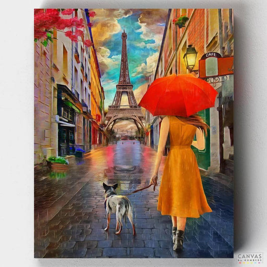 Parisian Boulevards Painting by Numbers Kit