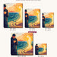 Submissive canvas sizes from 12 x 12 to 23.5 x 23.5 inches
