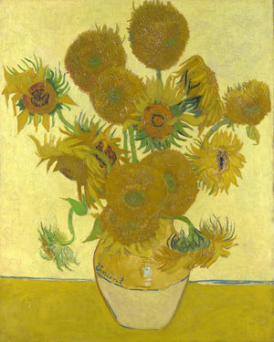Sunflowers after Vincent van Gogh paint by numbers kit
