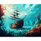 Sunken Mysteries Painting by Numbers Kit